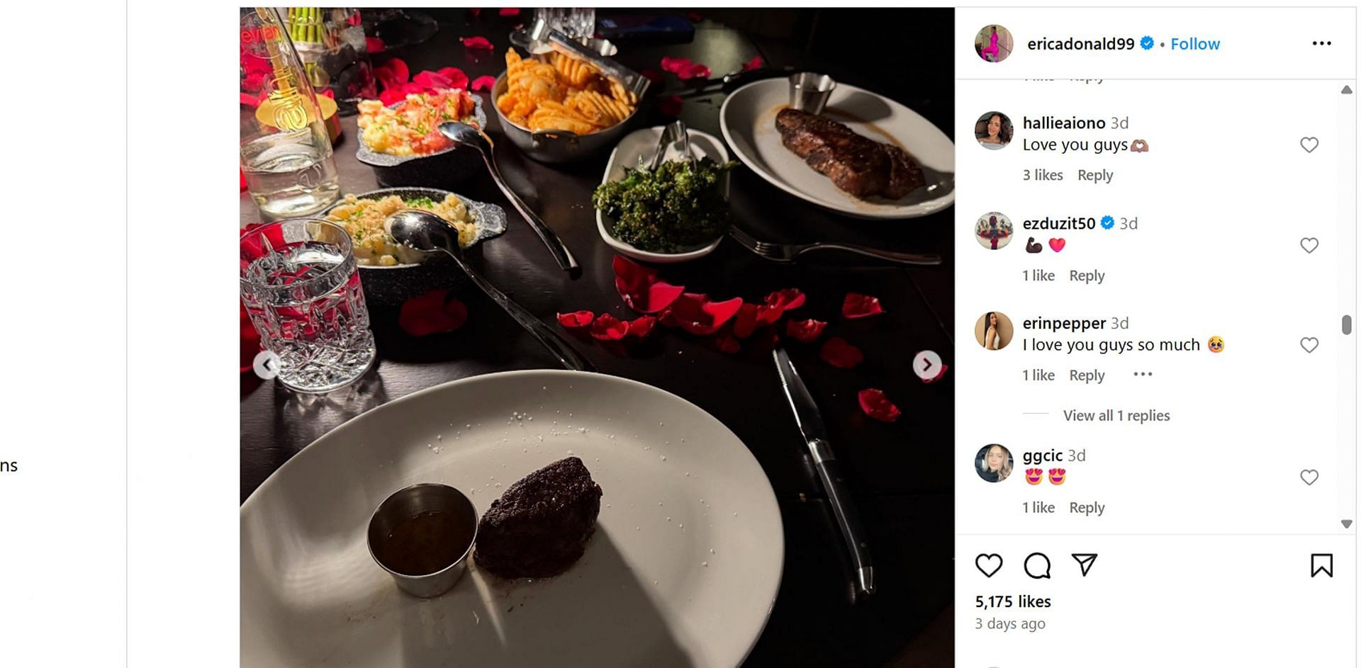 Puka Nacua’s GF Hallie Aiono sends 3-word message as Aaron Donald's wife Erica professes love for Rams DT/@ericadonald99